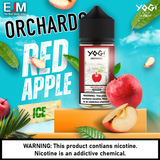 YOGI Orchards 100ml Red Apple - Táo Đỏ Lạnh