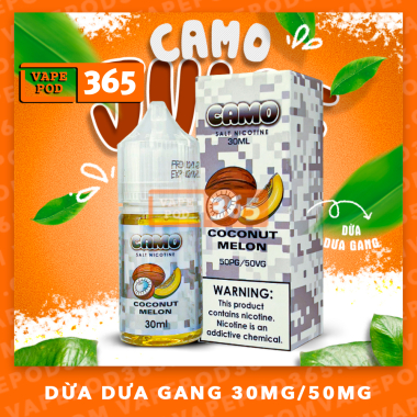 CAMO JUICE SALT NIC - Coconut Melon ( Dừa Dưa Gang )