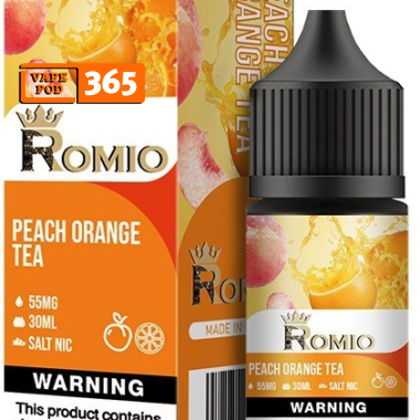 ROMIO KING SALT NIC 30ml Peach Orange Tea - Trà Đào Cam