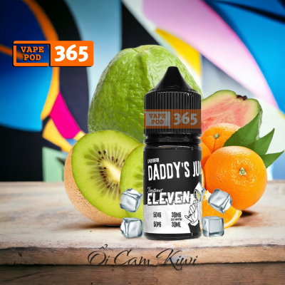 DADDY'S JUICE Monsieur Eleven ( 11 ) Orange Guava Kiwi 30ml - Cam Ổi Kiwi