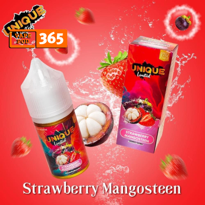 UNIQUE LIMITED Salt 30ml 50mg Strawberry Mangosteen - Măng Cụt Dâu 