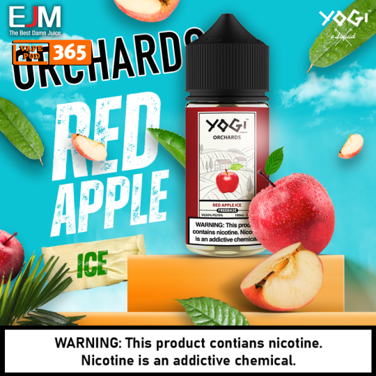 YOGI Orchards 100ml Red Apple - Táo Đỏ Lạnh