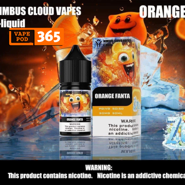 Nimbus Cloud Vapes Fanta Cam Salt Nicotine 30ml - Orange Fanta