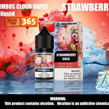 Nimbus Cloud Vapes Cola Dâu Salt Nicotine 30ml - Strawberry Cola