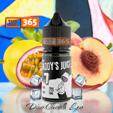 DADDY'S JUICE No 7 Peach Passionfruit ( 30ml ) - Đào Chanh Dây