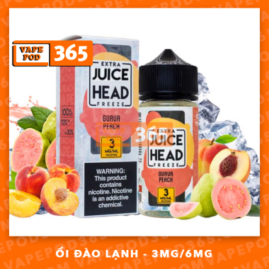 Juice Head 100ml Guava Peach - Ổi Đào Lạnh