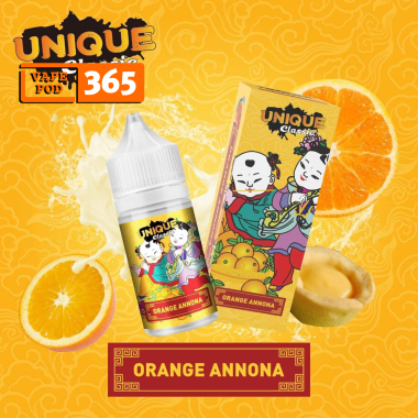 Unique Classic Mãng Cầu Cam - Juice Salt Orange Annona 60ni/60mg