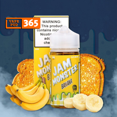 JAM MONSTER 100ml Bánh Mứt Chuối - Banana
