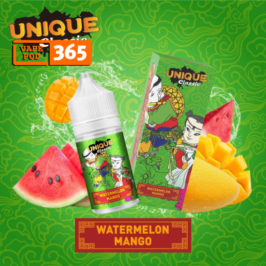 Unique Classic Dưa Hấu Xoài Lạnh - Juice Salt Watermelon Mango 60ni/60mg