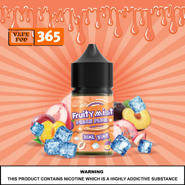 FRUITY MIST Salt 30ml Peach Plum - Đào Mận