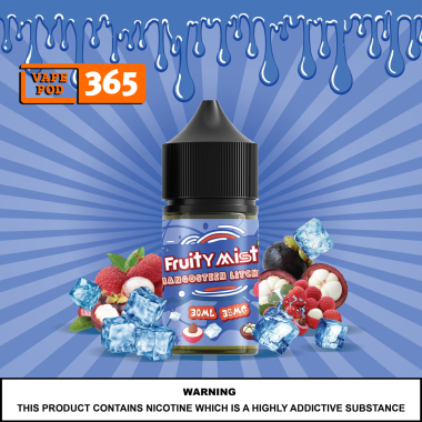 FRUITY MIST Salt 30ml Mangosteen Litchi - Măng Cụt Vải