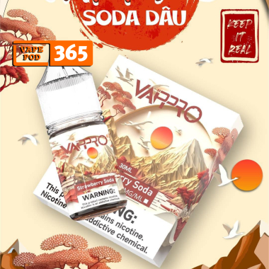 VAPPRO Salt 30ml Strawbery Soda - Soda Dâu 