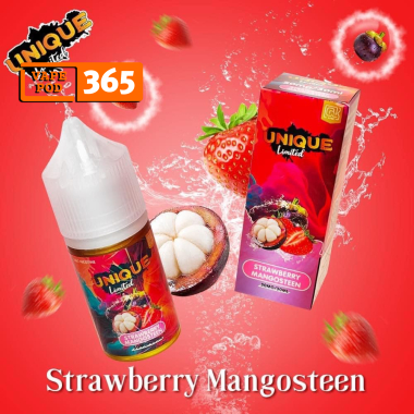 UNIQUE LIMITED Salt 30ml 50mg Strawberry Mangosteen - Măng Cụt Dâu 