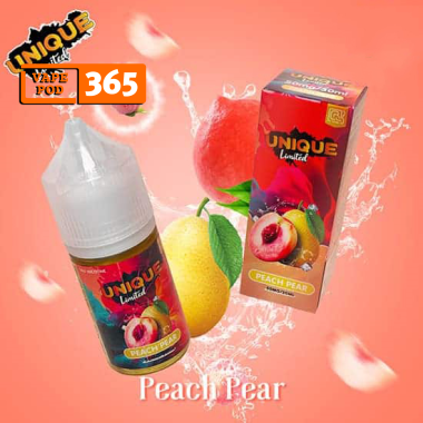UNIQUE LIMITED Salt 30ml 50mg Đào Lê - Peach Pear