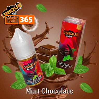 UNIQUE LIMITED Salt 30ml 50mg Socola Bạc Hà - Chocolate Mint