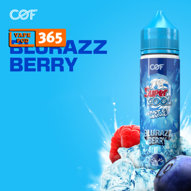 COF SUPER COOL  60ml Bluerazz Berry - Việt Quất Mâm Xôi