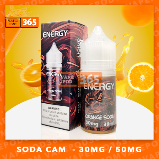 Energy Salt Orange Soda - Soda Cam