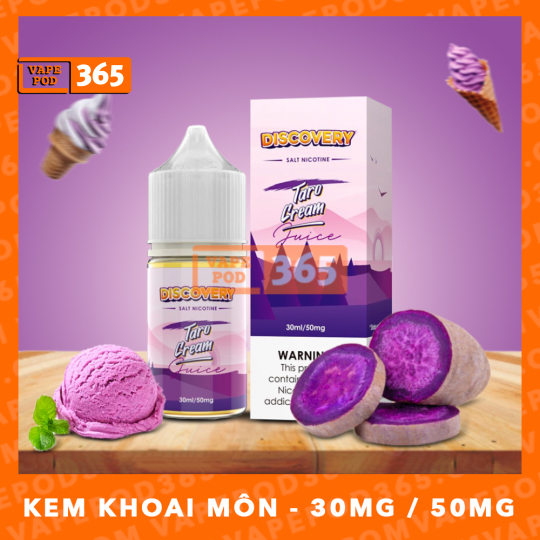 DISCOVERY SALT NIC Taro Cream - Kem Khoai Môn