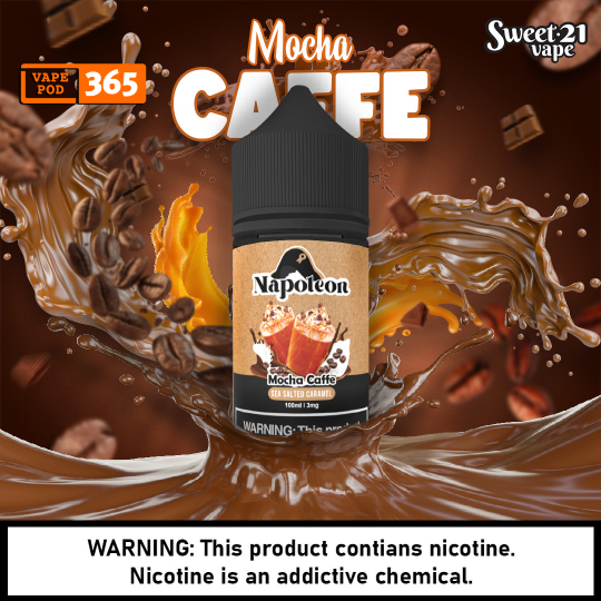 NAPOLEON Salt Nic Mocha Caffe Caramen By Sweet21