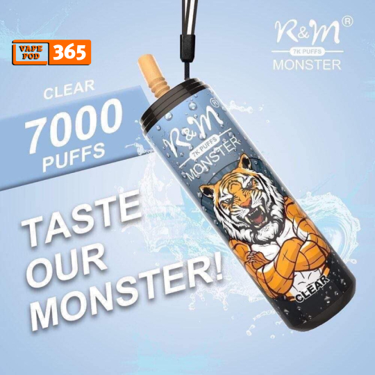 R&M Monster 7000 Puffs - Pod 1 Lần 7000 Hơi - Sạc Được