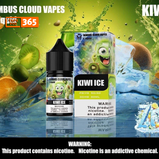 Nimbus Cloud Vapes Kiwi Lạnh Salt Nicotine 30ml - Kiwi Ice 