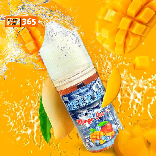 SUPER ICE Salt Nicotine 30ml 50mg Mango Ice - Xoài Siêu Lạnh
