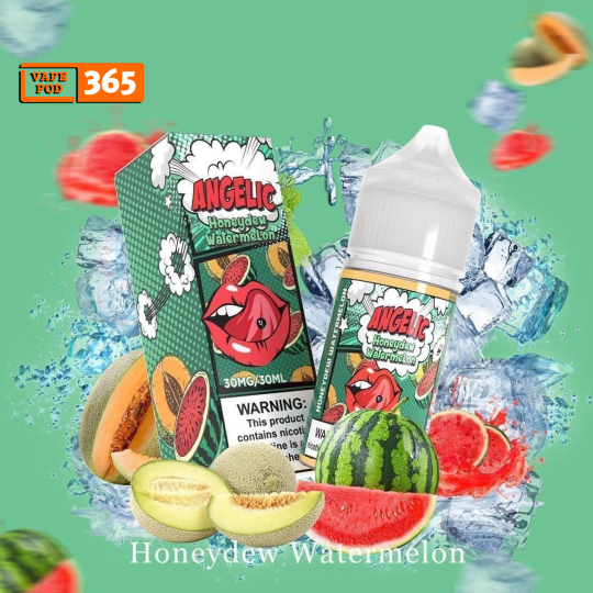 ANGELIC SALTNIC 30ml Dưa Gang Dưa Hấu - Honeydew Watermelon 30/50ni