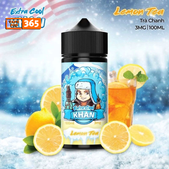 KHAN EXTRA COOL 100ml Lemon Tea - Trà Chanh