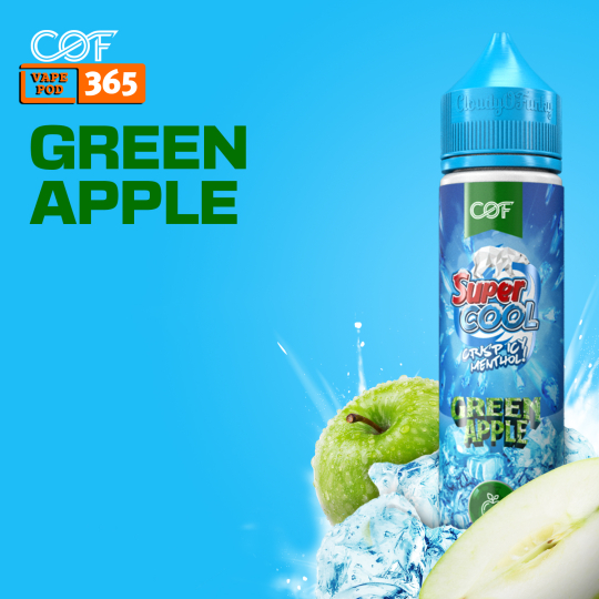 COF SUPER COOL  60ml Green Apple - Táo Xanh