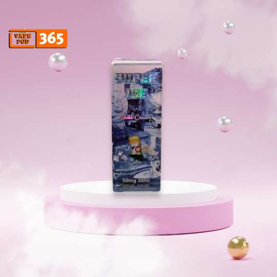 SUPER ICE Salt Nicotine 30ml 50mg Soda Kem - Soda Cream
