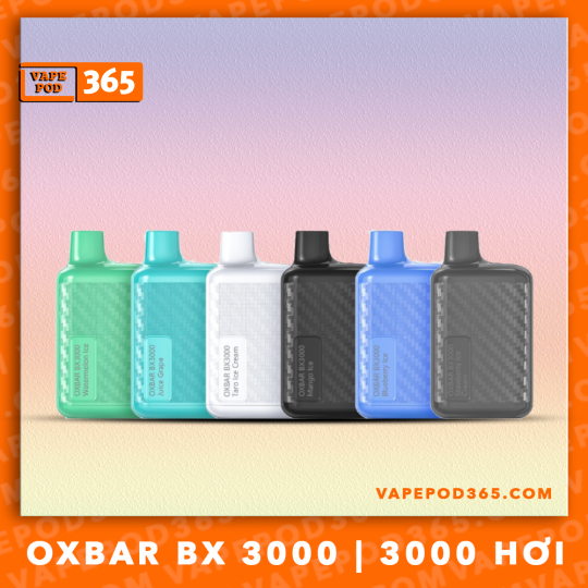 Oxbar BX 3000 by OXVA - Pod 1 lần 3000 Hơi - Sạc Được